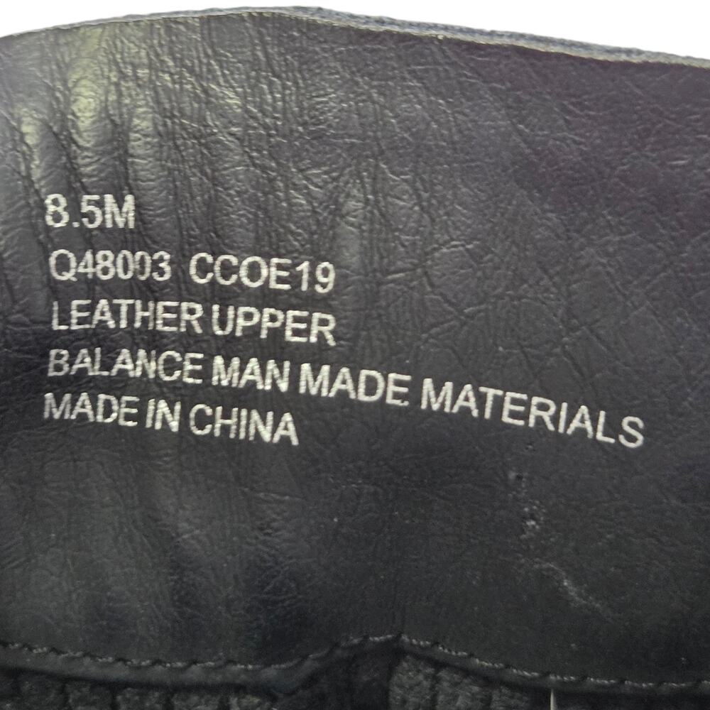 Korks Cyanna Black Pebbled Leather Boot Womens SZ 8.5 Harness Western Boho - Picture 11 of 11